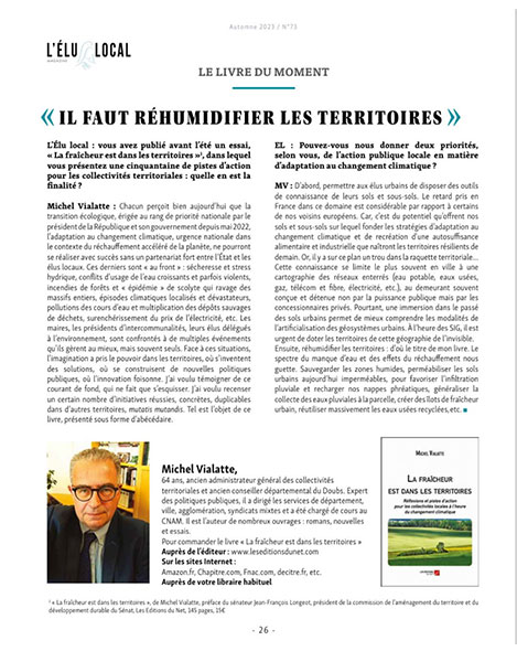 Réhumidifier les territoires